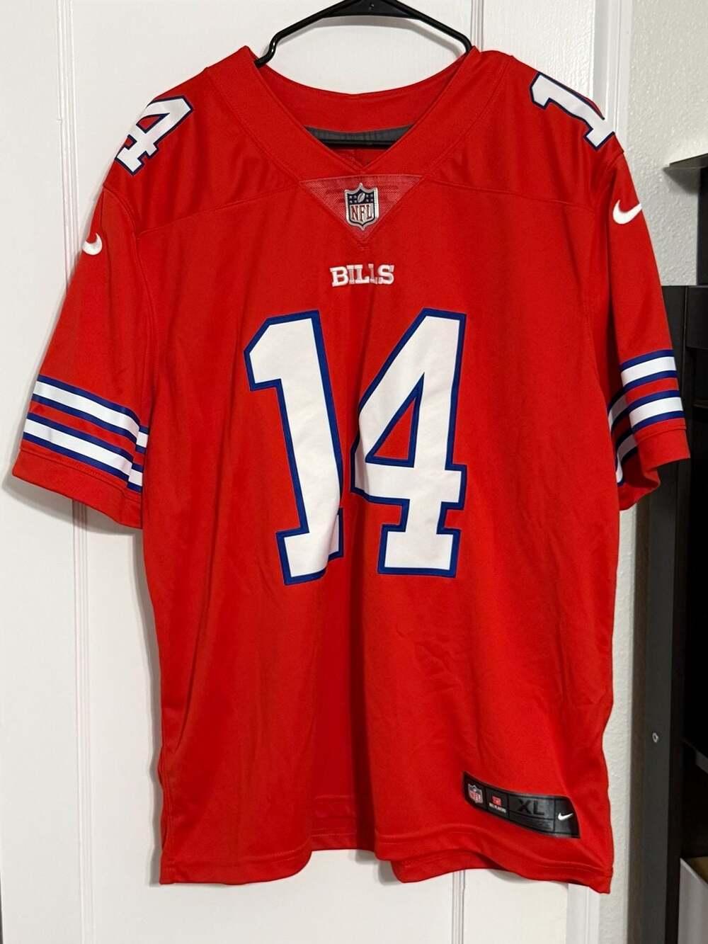Nike Buffalo Bills Stefon Diggs 14 Jersey Size XL Red NFL Game